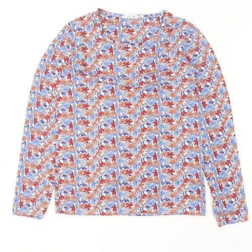 Isle Women’s Multicoloured Floral Long Sleeve T-Shirt Size S 10-12