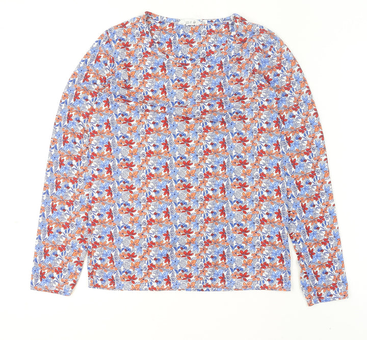 Isle Women’s Multicoloured Floral Long Sleeve T-Shirt Size S 10-12