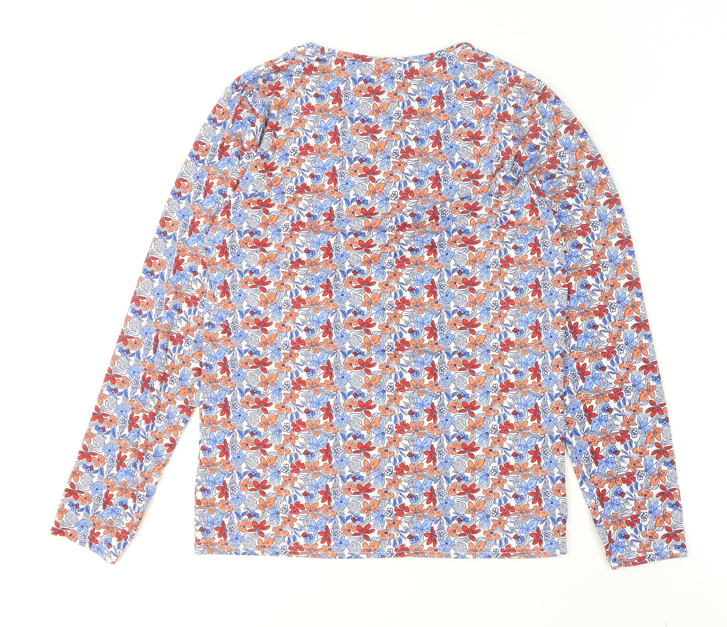 Isle Women’s Multicoloured Floral Long Sleeve T-Shirt Size S 10-12