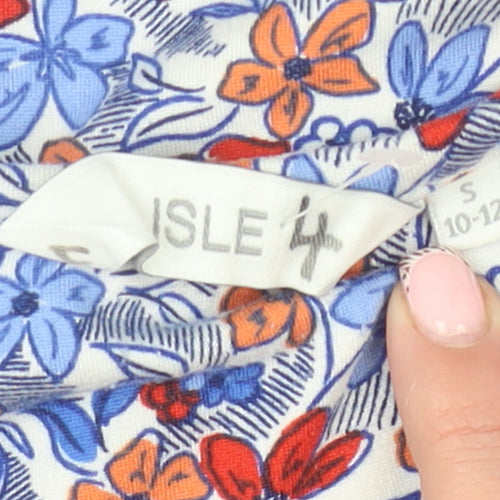 Isle Women’s Multicoloured Floral Long Sleeve T-Shirt Size S 10-12