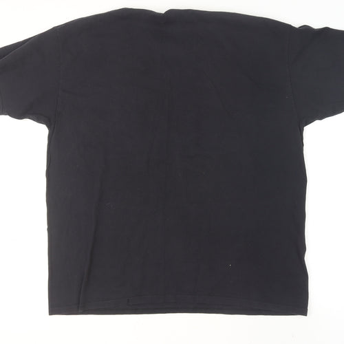 Cobra Kai Men's Black 2XL Graphic Cotton T-Shirt