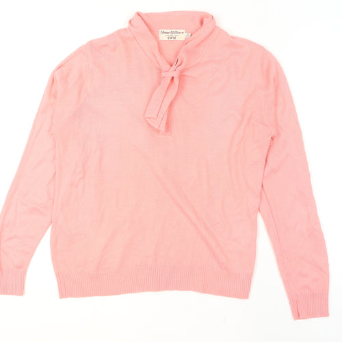 Honor Millburn at EWM Women's Pink 14/16 Long Sleeve Knit Jumper