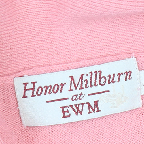Honor Millburn at EWM Women's Pink 14/16 Long Sleeve Knit Jumper