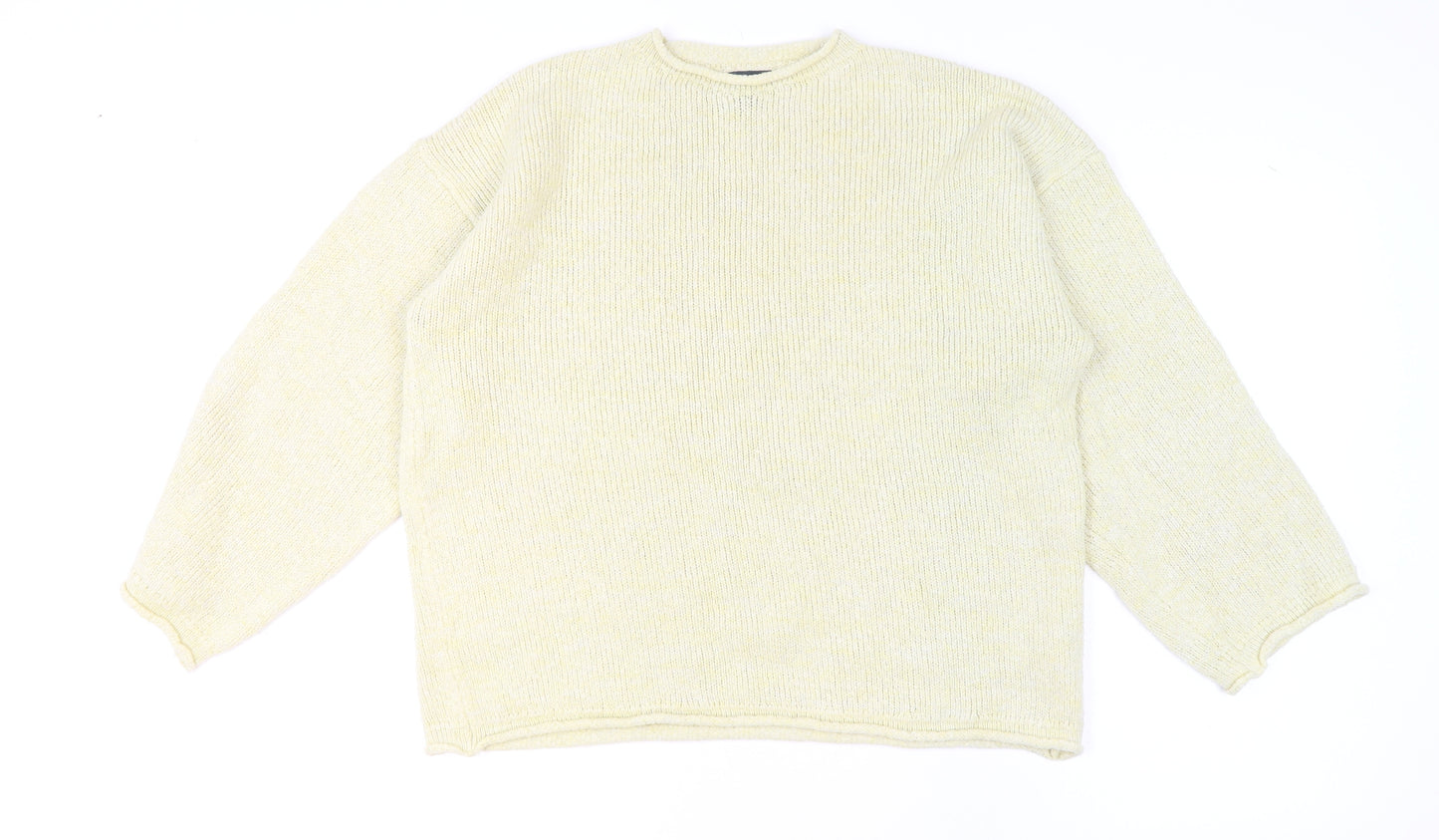 ASOS DESIGN Women’s Beige Chunky Knit Crew Neck Jumper Size S