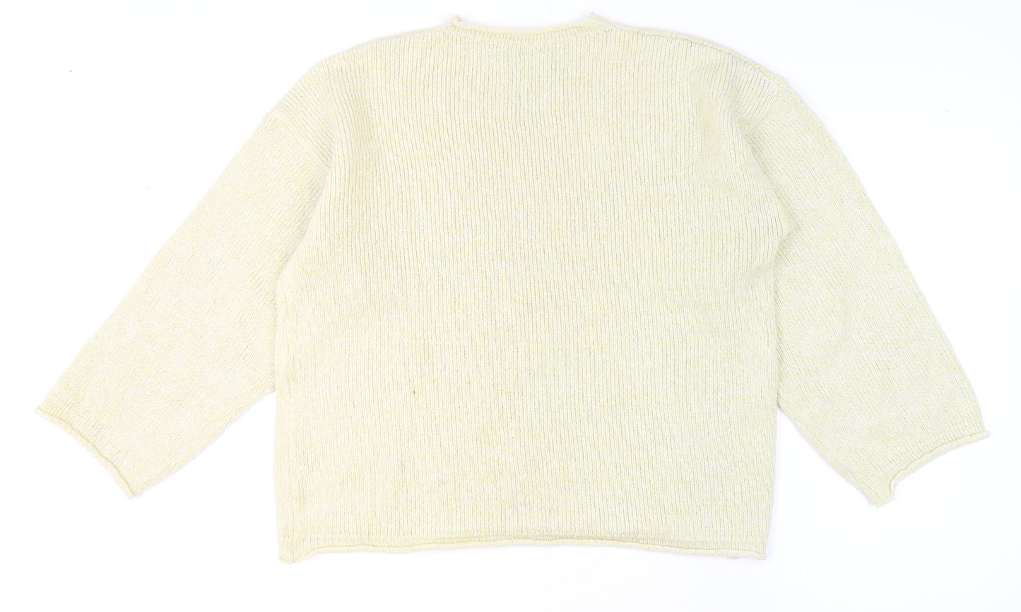 ASOS DESIGN Women’s Beige Chunky Knit Crew Neck Jumper Size S