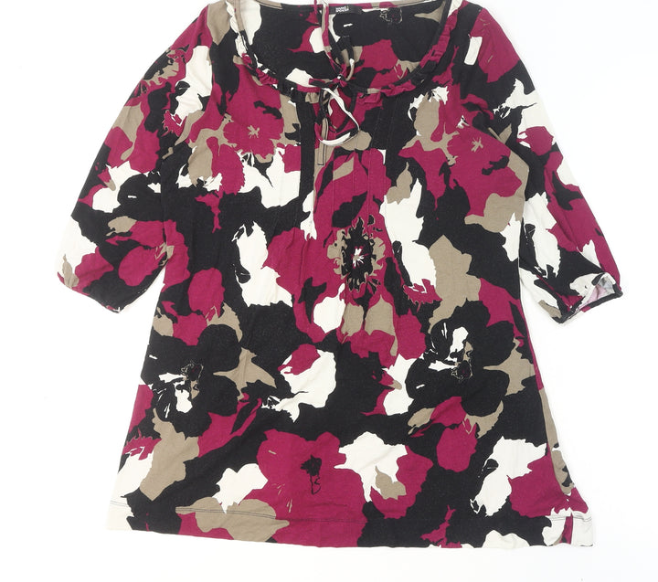 Marks and Spencer Women’s Multicoloured Floral Tunic Blouse UK 14