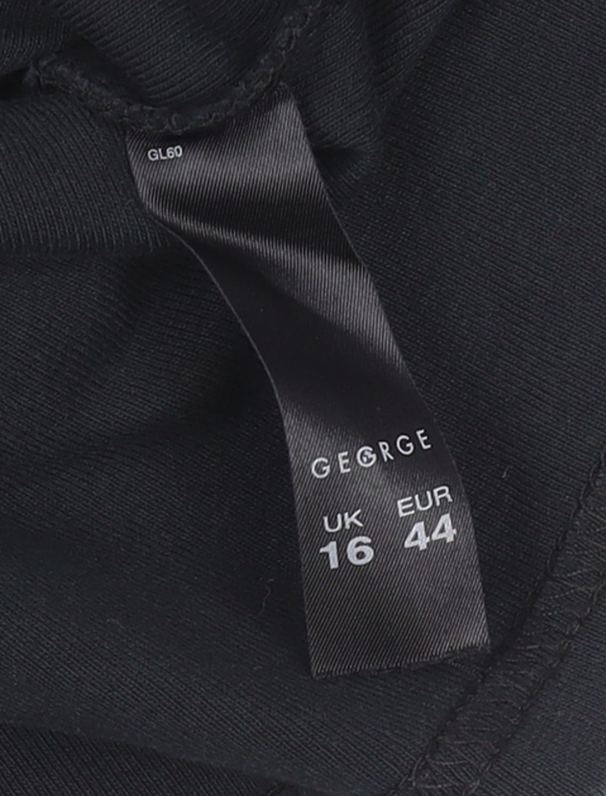 George Women’s Black Pudsey V-Neck Long Sleeve Cotton T-Shirt Size 16