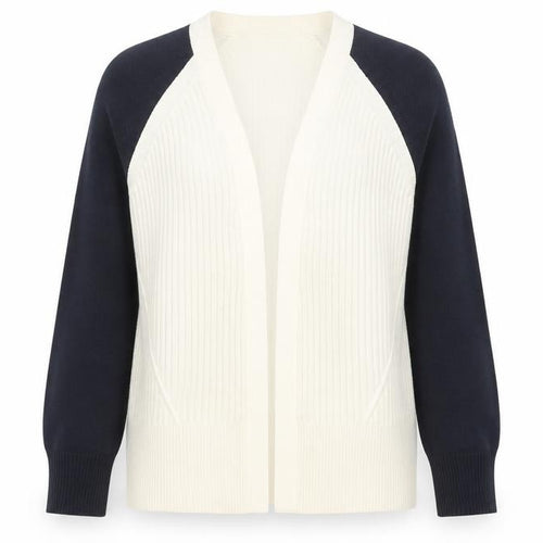 Marks and Spencer Women’s Ivory Knit Raglan Sleeve Open Cardigan M