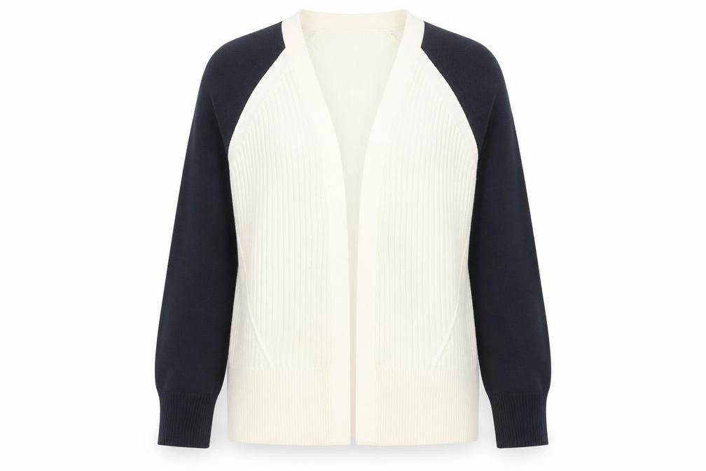 Marks and Spencer Women’s Ivory Knit Raglan Sleeve Open Cardigan M