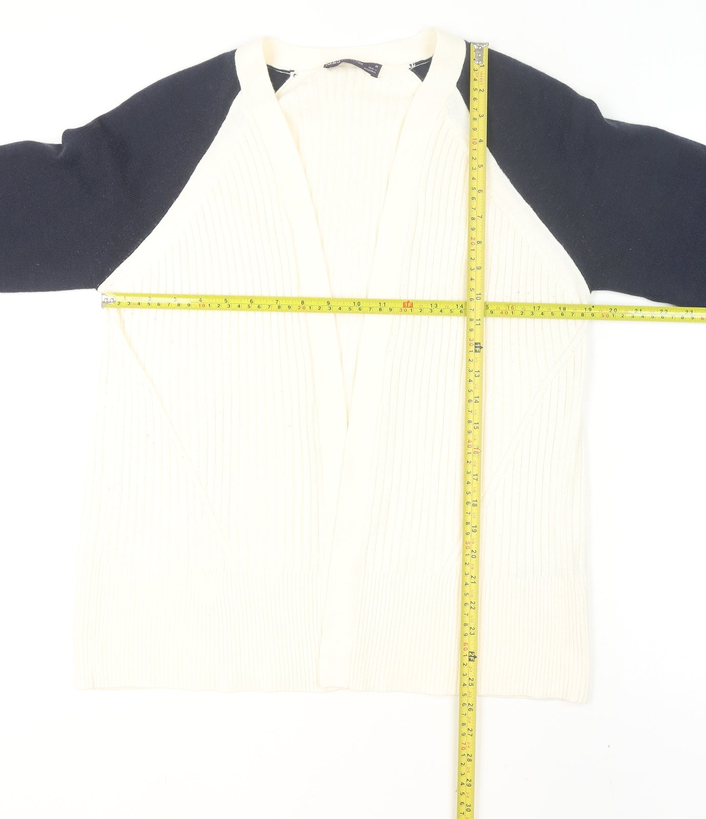 Marks and Spencer Women’s Ivory Knit Raglan Sleeve Open Cardigan M
