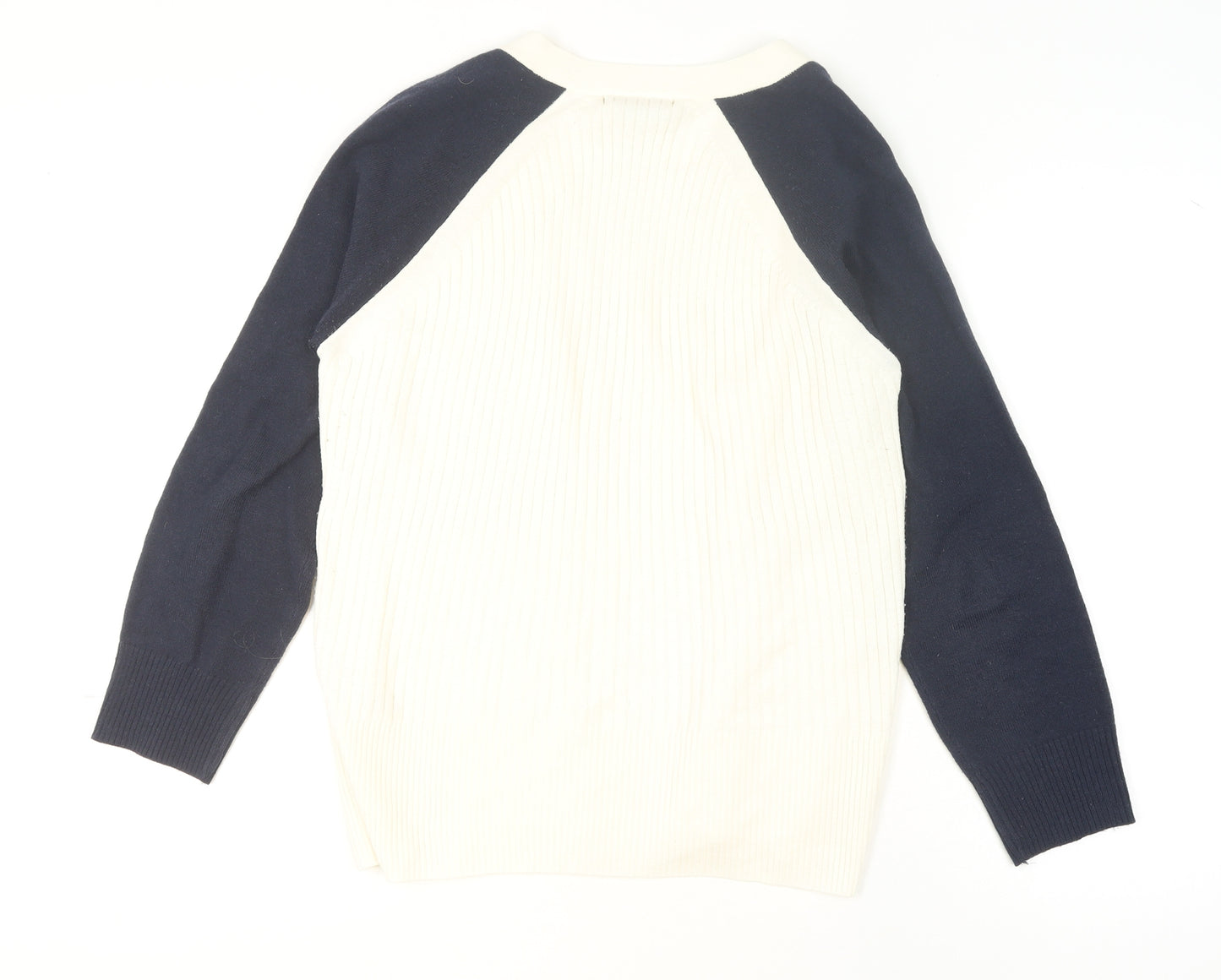 Marks and Spencer Women’s Ivory Knit Raglan Sleeve Open Cardigan M