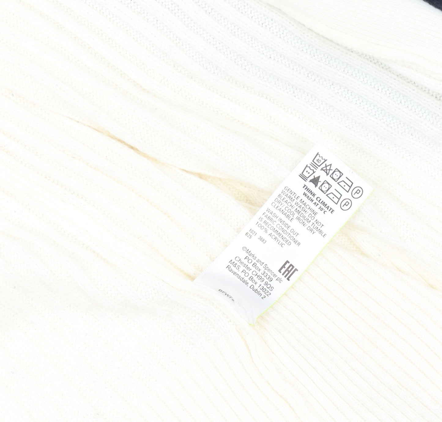 Marks and Spencer Women’s Ivory Knit Raglan Sleeve Open Cardigan M