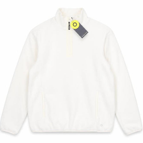 Marks and Spencer Boys Ivory Fleece 1/4 Zip Sweatshirt 15-16 Years