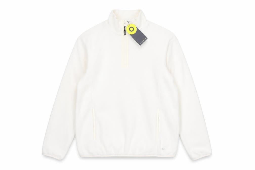 Marks and Spencer Boys Ivory Fleece 1/4 Zip Sweatshirt 15-16 Years