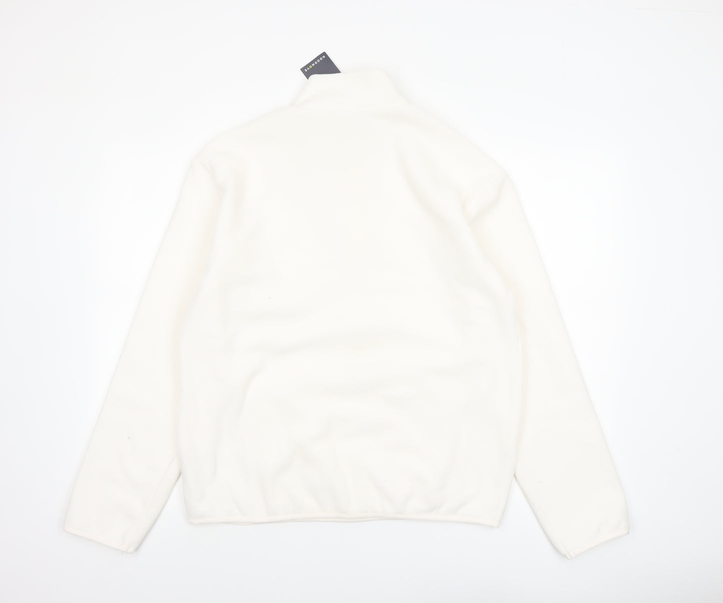 Marks and Spencer Boys Ivory Fleece 1/4 Zip Sweatshirt 15-16 Years