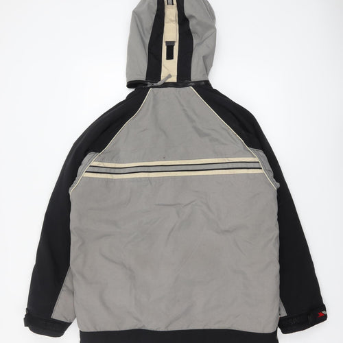 Trespass Boys Grey Hooded Puffer Jacket 13-14 Years Winter Waterproof Coat