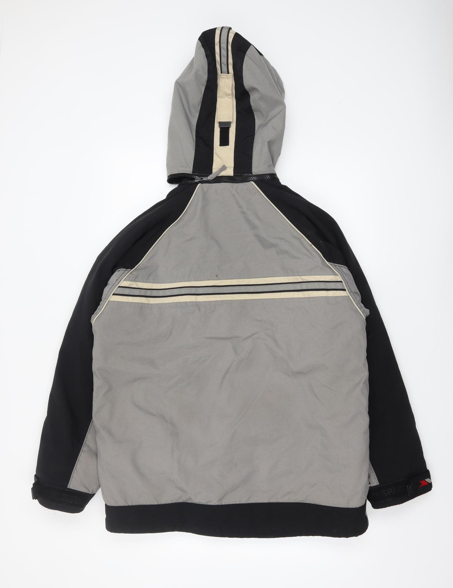 Trespass Boys Grey Hooded Puffer Jacket 13-14 Years Winter Waterproof Coat