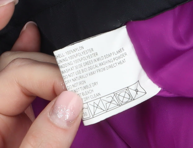 Harry Hall Women's Black L Waterproof Hooded Ski Jacket Size L