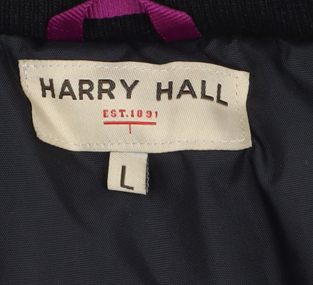 Harry Hall Women's Black L Waterproof Hooded Ski Jacket Size L