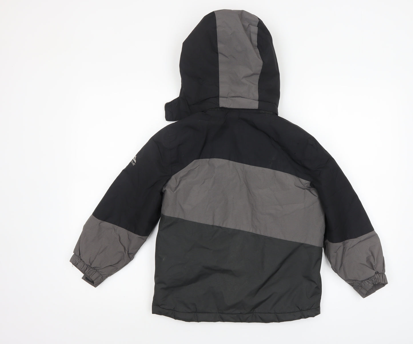 Free Country Boys Grey Waterproof Hooded Puffer Jacket Size 5-6 Years