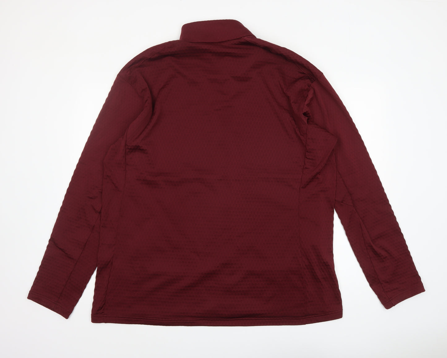 Adidas Terrex Mens Red 2XL Track Jacket Full Zip Lightweight