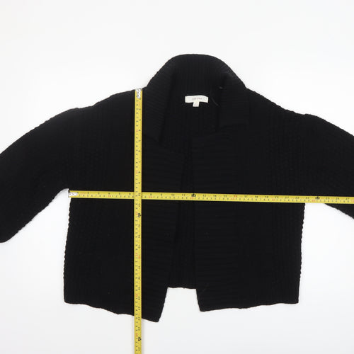 Marks and Spencer Per Una Women Black L Chunky Knit Cardigan