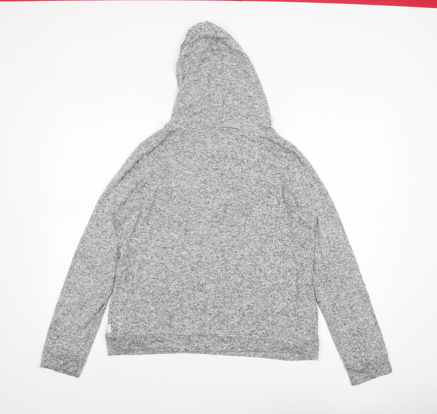 FatFace Womens Grey Long Sleeve Hooded Lounge Top UK 12