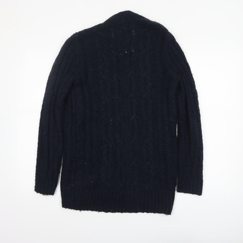Hollister Women's Black Cable-Knit Open Cardigan XS