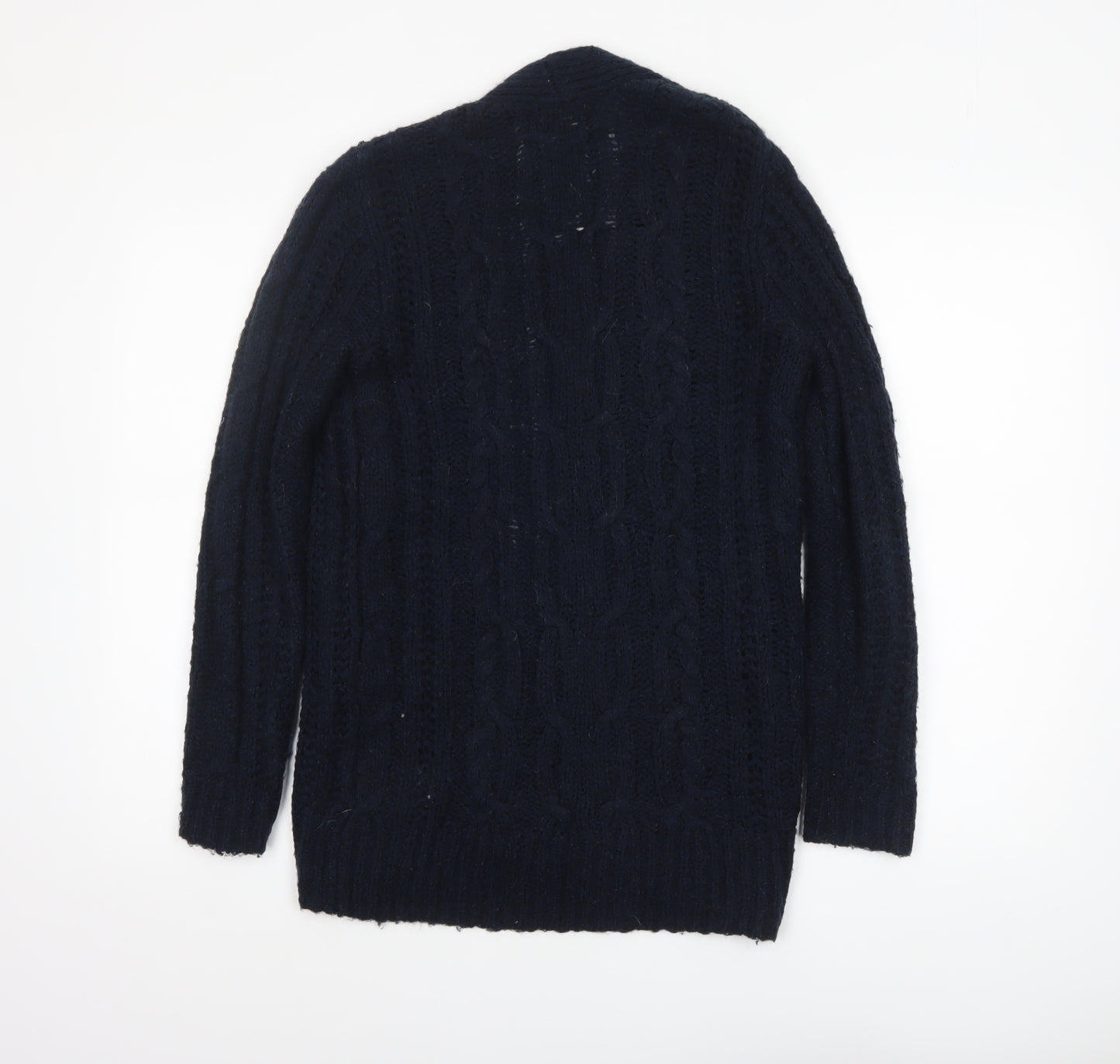 Hollister Women's Black Cable-Knit Open Cardigan XS