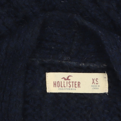 Hollister Women's Black Cable-Knit Open Cardigan XS