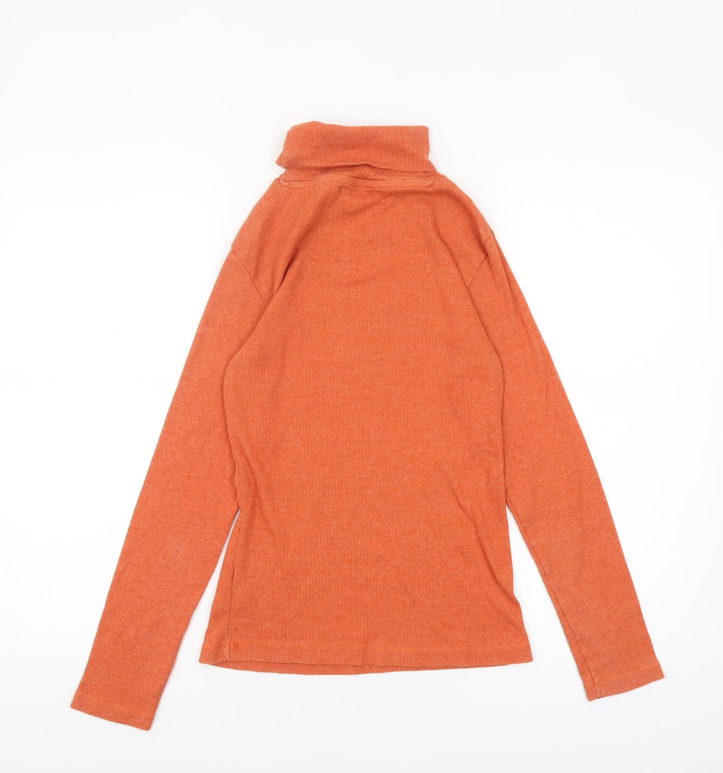 Atmosphere Women's Orange Roll Neck Jersey Top Size 14