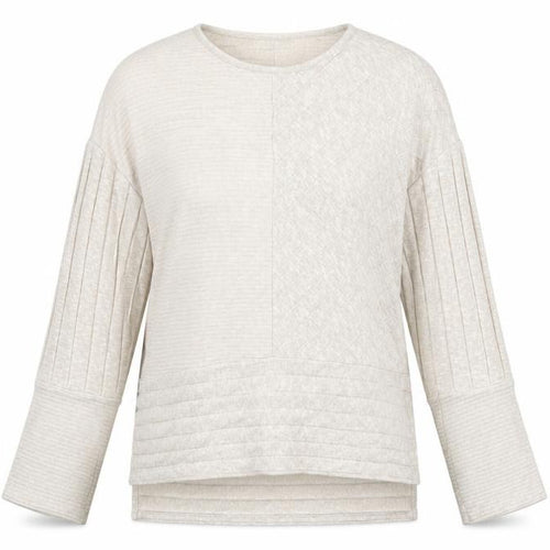 Lipsy Women Beige Knit Crew Neck Long Sleeve Pullover Jumper Size 10