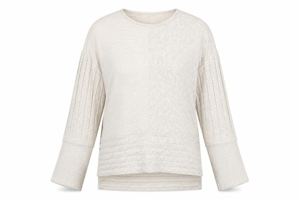 Lipsy Women Beige Knit Crew Neck Long Sleeve Pullover Jumper Size 10