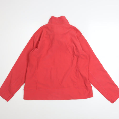 Regatta Women’s Red Fleece 1/4 Zip Pullover Sweatshirt Size 16 XL