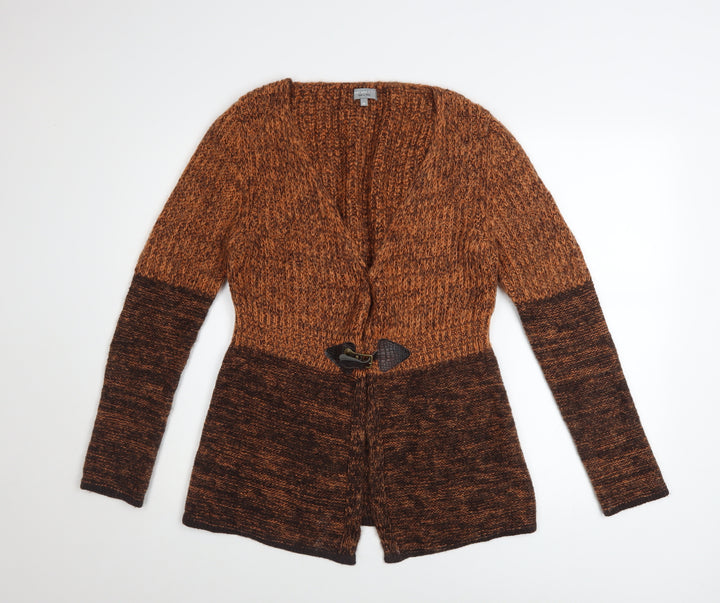 Marks and Spencer Per Una Brown Mohair Blend Women's Cardigan M
