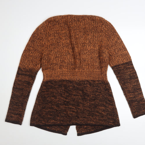Marks and Spencer Per Una Brown Mohair Blend Women's Cardigan M