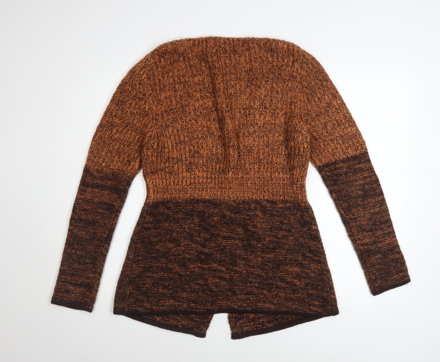 Marks and Spencer Per Una Brown Mohair Blend Women's Cardigan M