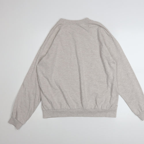 ASOS Women’s Beige Crew Neck Pullover Sweatshirt Size 14