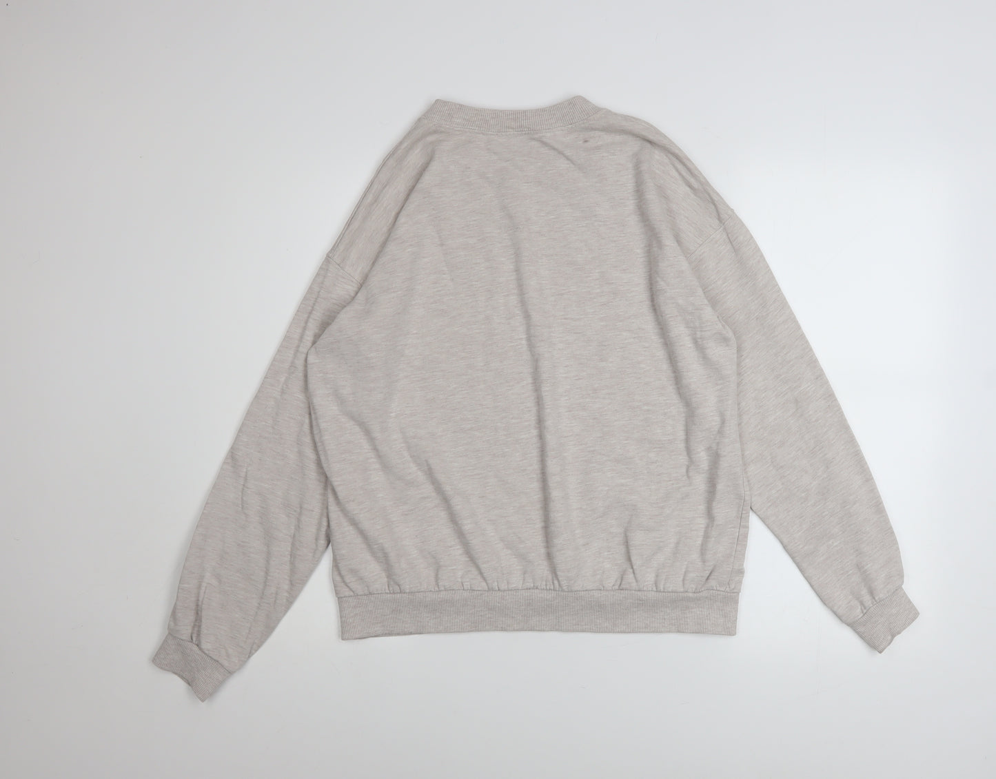 ASOS Women’s Beige Crew Neck Pullover Sweatshirt Size 14