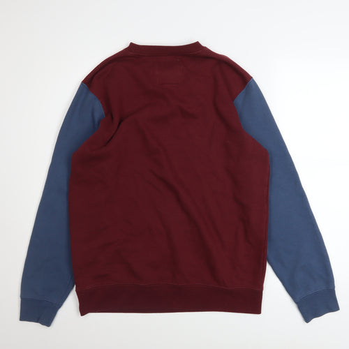 Vans Men's Multicoloured Medium Crew Neck Pullover Sweatshirt