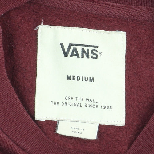 Vans Men's Multicoloured Medium Crew Neck Pullover Sweatshirt