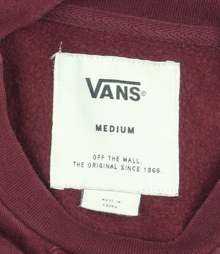 Vans Men's Multicoloured Medium Crew Neck Pullover Sweatshirt