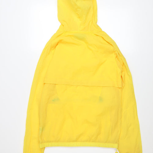 Champion Men’s Yellow Hooded Windbreaker Jacket Small
