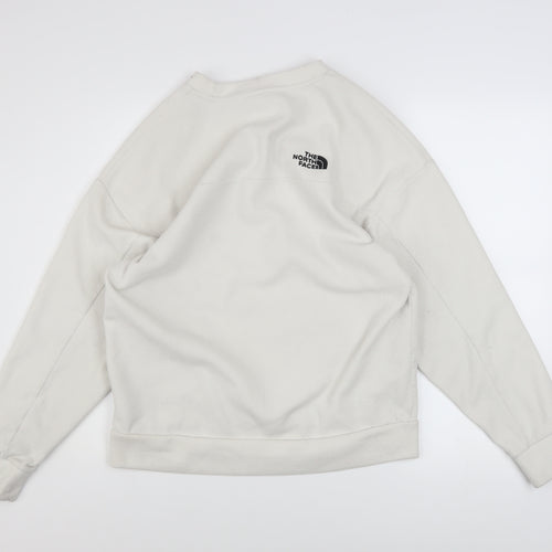 The North Face Womens Beige Fleece Pullover Sweatshirt Size M
