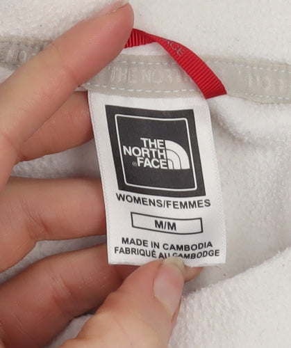 The North Face Womens Beige Fleece Pullover Sweatshirt Size M
