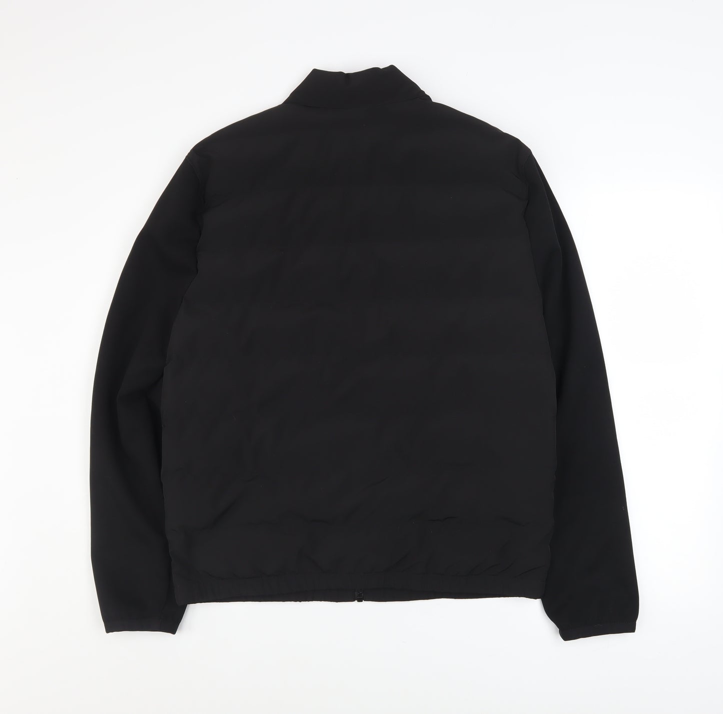 Zara Men Black M Basic Full Zip Padded Jacket