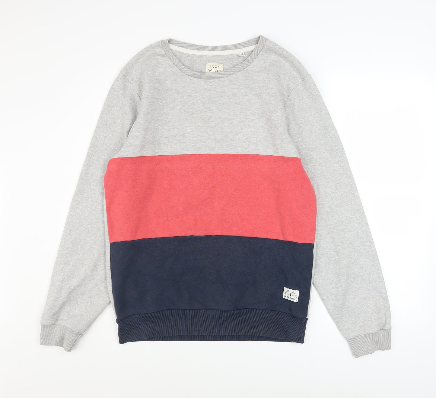 Jack Wills Men's Multicoloured Pullover Sweatshirt Medium