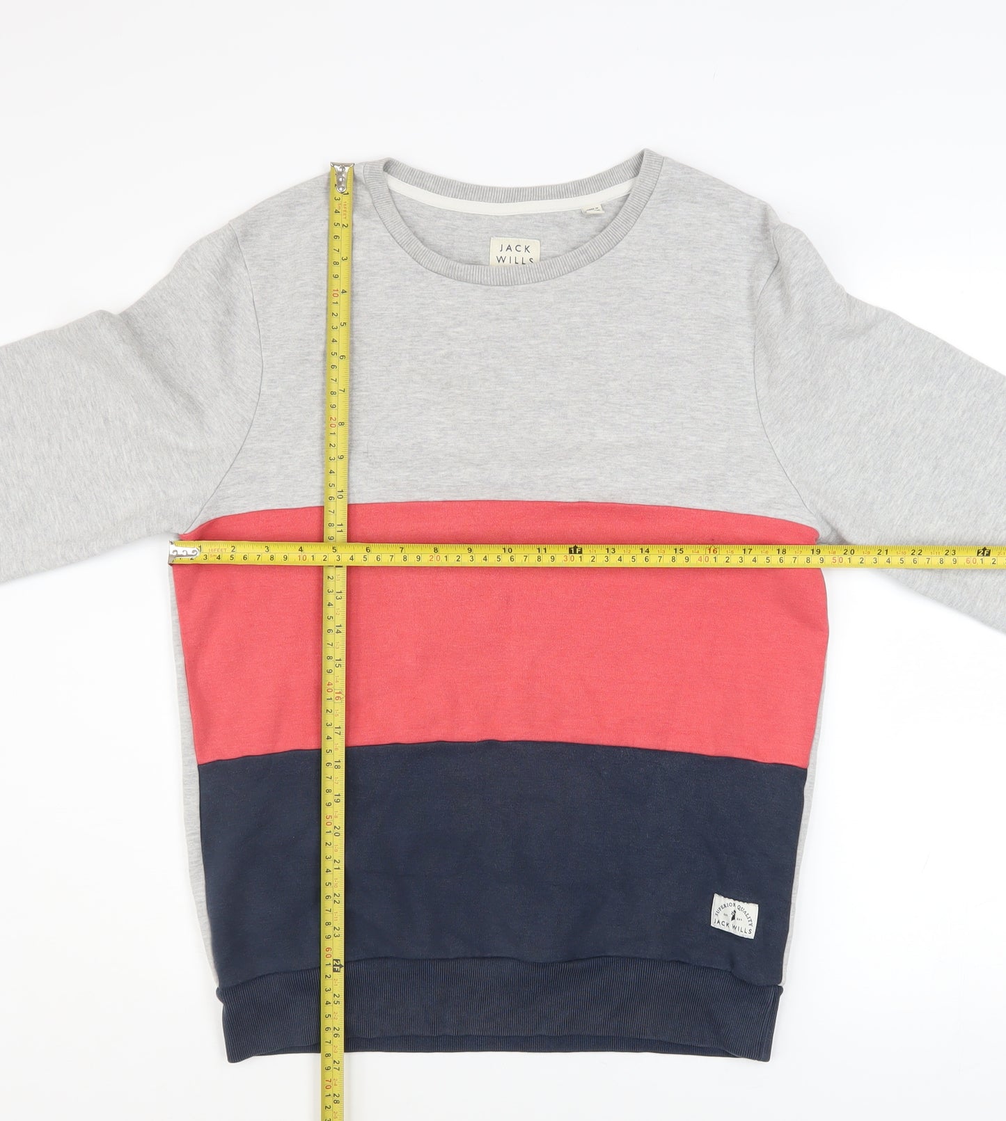 Jack Wills Men's Multicoloured Pullover Sweatshirt Medium