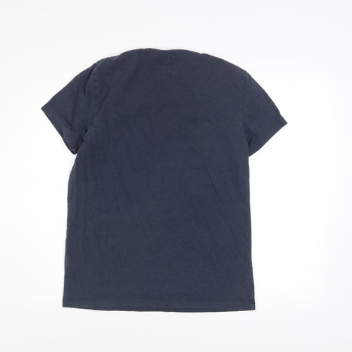 Jack Wills Men's Blue XS Crew Neck Short Sleeve Cotton T-Shirt