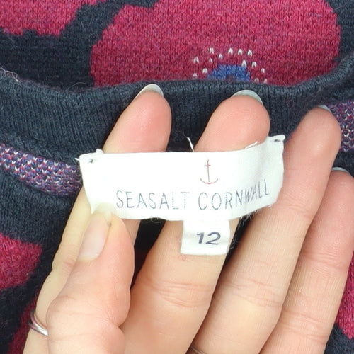 Seasalt Cornwall Women’s Multicoloured Floral Shift Dress Size 12